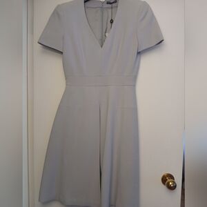 Alexander McQueen Light Blue/Lilac Midi Dress.Size 40 it